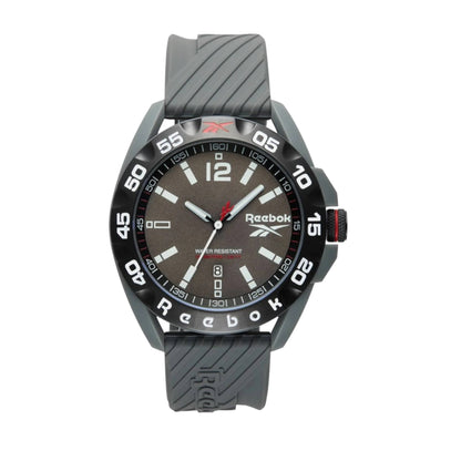 Reebok RV-EMB-G3-PAIA-AW Grey Rubber Band Grey Dial For Men