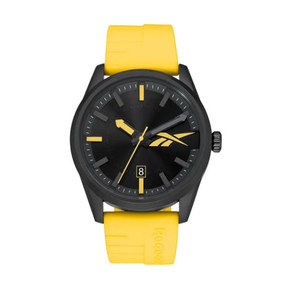 Reebok RV-ROV-G3-PBIY-BY Yellow Rubber Band Black Dial For Men