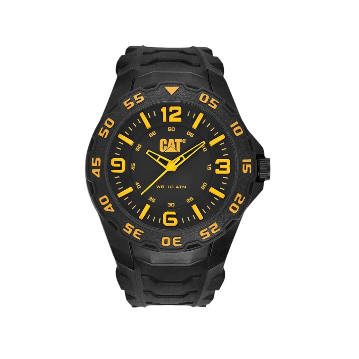 CAT LB.111.21.137 Black Rubber Band Black Dial For Men