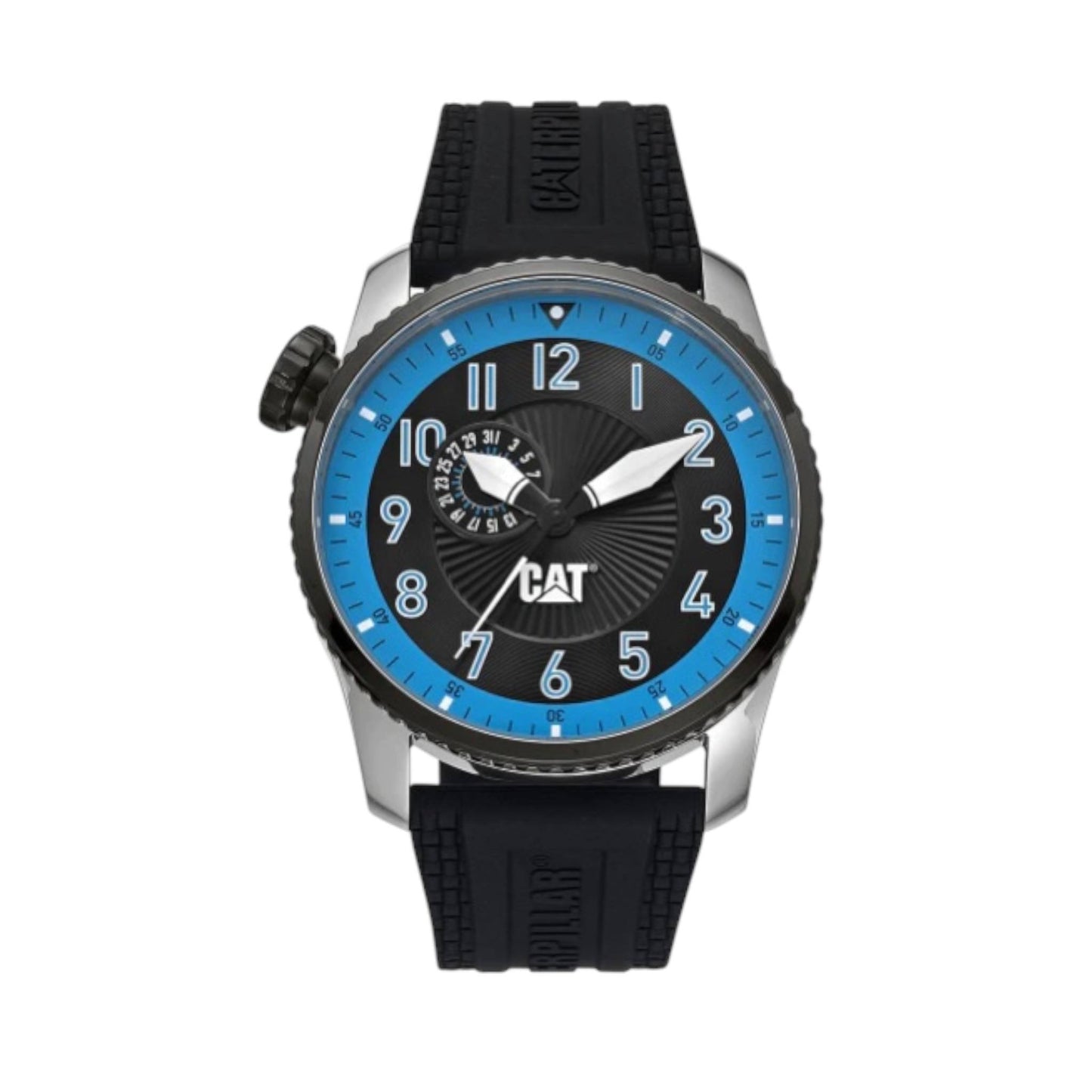 CAT AQ.141.21.116 Black Rubber Band Black Dial For Men