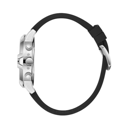 LEE COOPER LC08267.361 BLACK RUBBER BAND GREY DIAL  FOR MEN