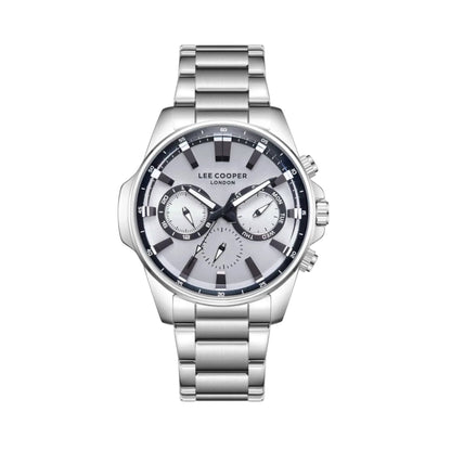 LEE COOPER LC08253.330 SILVER STEEL BAND SILVER DIAL  FOR MEN