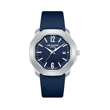 LEE COOPER LC08312.399 NAVY BLUE RUBBER BAND NAVY BLUE DIAL  FOR MEN