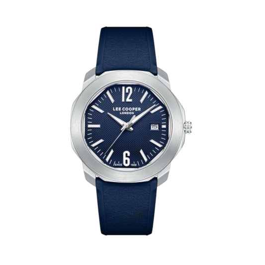 LEE COOPER LC08312.399 NAVY BLUE RUBBER BAND NAVY BLUE DIAL  FOR MEN