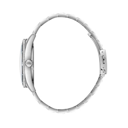 LEE COOPER LC08281.330 SILVER STEEL BAND SILVER DIAL  FOR MEN
