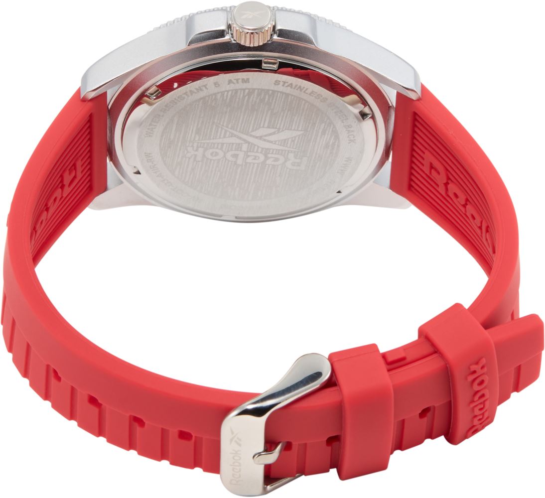 Reebok RV-COT-G3-A1IR-RW Red Rubber Band Red Dial For Men