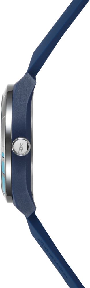 Reebok RV-LGA-G3-PNIN-A1 Blue Rubber Band Black Dial For Men