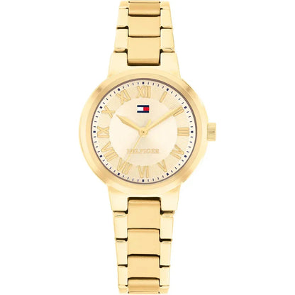TOMMY HILFIGER 1782905 GOLDEN STEEL BAND GOLDEN DIAL FOR WOMEN