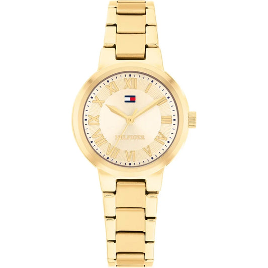TOMMY HILFIGER 1782905 GOLDEN STEEL BAND GOLDEN DIAL FOR WOMEN