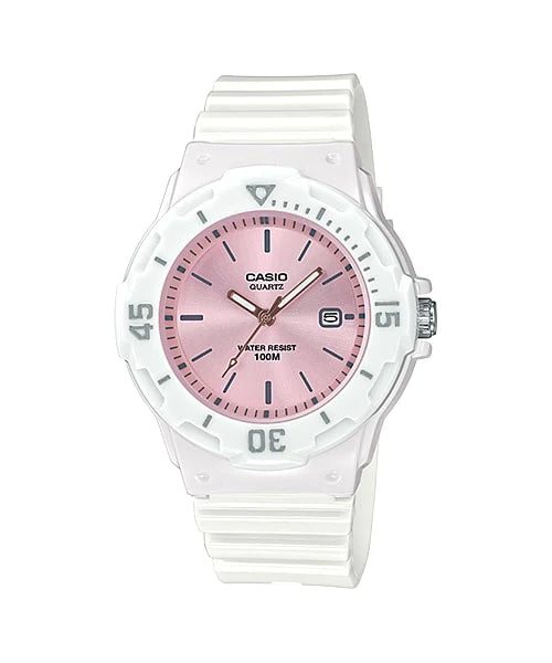 CASIO Youth Pink White Watch LRW-200H-4E3