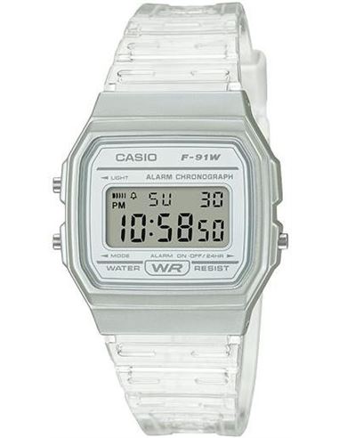 Casio Transparent Rubber Digital F-91WS-7D