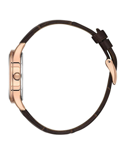 DANIEL KLEIN  DK.1.13595-4 BROWN LEATHER BAND BROWN DIAL  FOR WOMEN